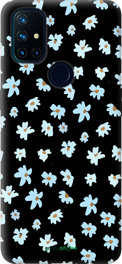 Силиконовый чехол Цветочный для OnePlus Nord N10 5G - 4900u-3655 изображение 