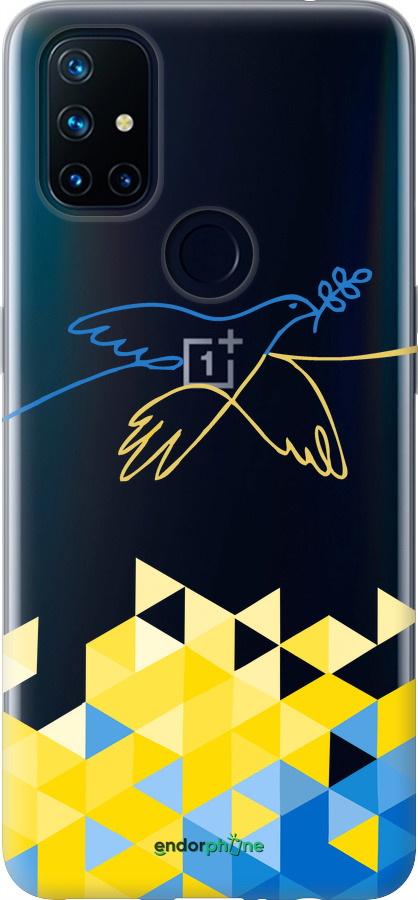 Силіконовий чехол Птиця миру  для OnePlus Nord N10 5G - 5231u-3655 изображение 