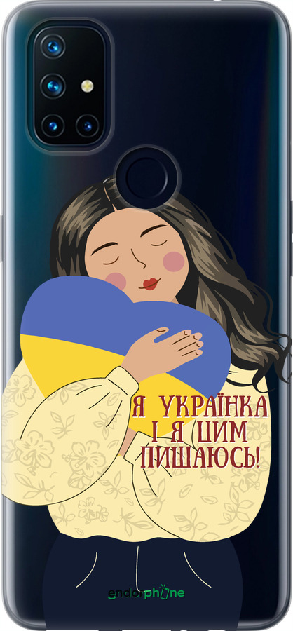 Силіконовий чехол Українка v2 для OnePlus Nord N10 5G - 5264u-3655 изображение 