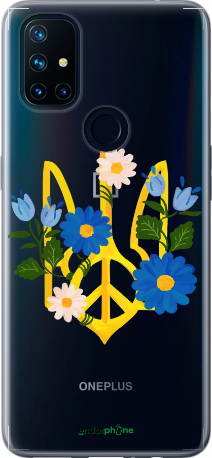 Силіконовий чехол Герб v3 для OnePlus Nord N10 5G - 5265u-3655 изображение 