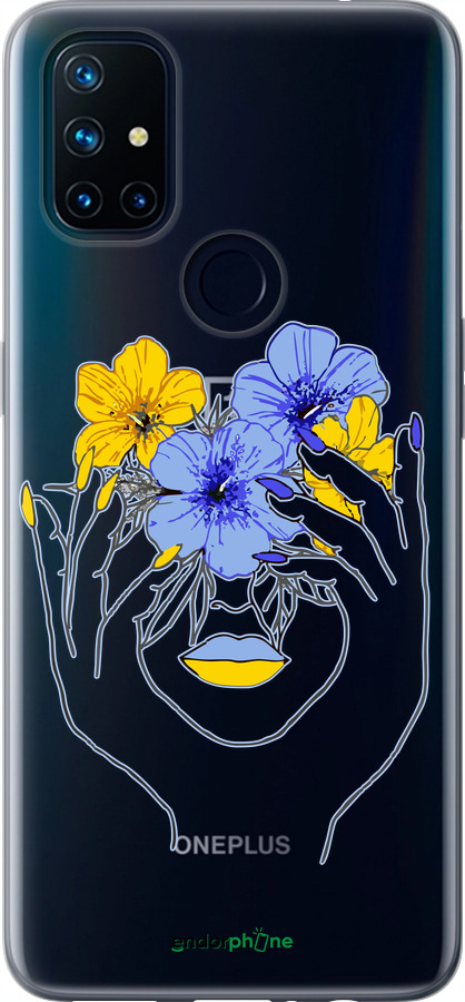 Силіконовий чехол Дівчина v4 для OnePlus Nord N10 5G - 5276u-3655 изображение 