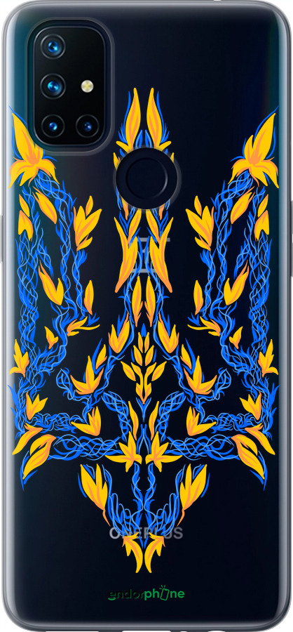 Силіконовий чехол Герб України v3  для OnePlus Nord N10 5G - 5313u-3655 изображение 