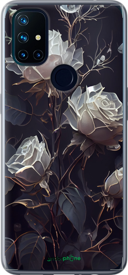 Силіконовий чехол Троянди 2 для OnePlus Nord N10 5G - 5550u-3655 изображение 