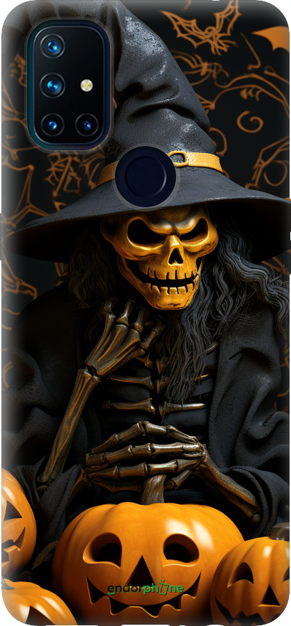 Силиконовый чехол Halloween 2 для OnePlus Nord N10 5G - 5654u-3655 изображение 