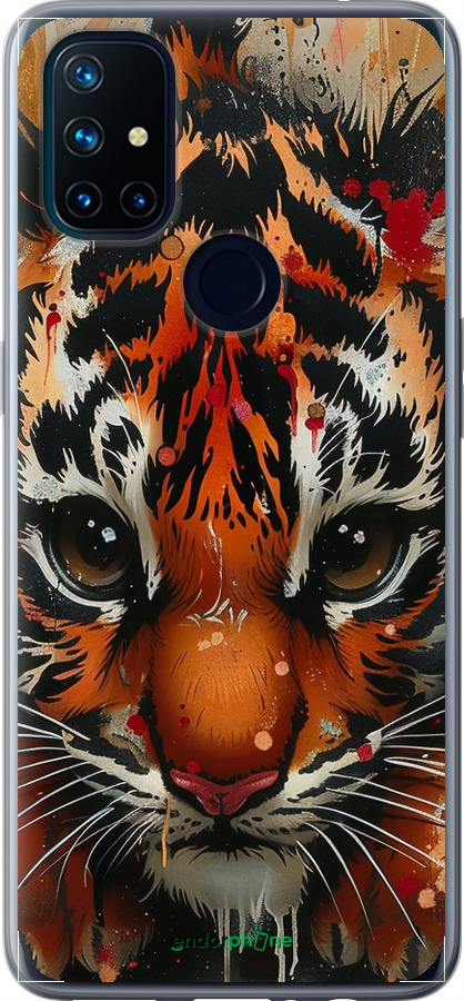 Силиконовый чехол Mini tiger для OnePlus Nord N10 5G - 6052u-3655 изображение 