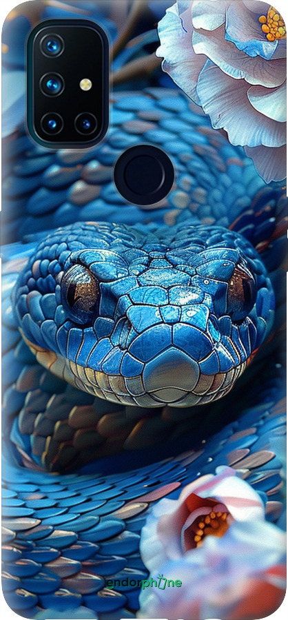 Силиконовый чехол Blue Snake для OnePlus Nord N10 5G - 6079u-3655 изображение 
