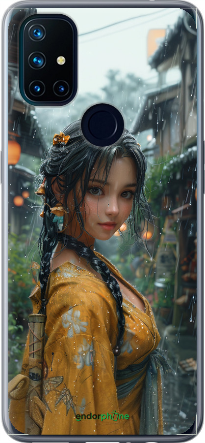 Силіконовий чехол Anime-girl для OnePlus Nord N10 5G - 6133u-3655 изображение 
