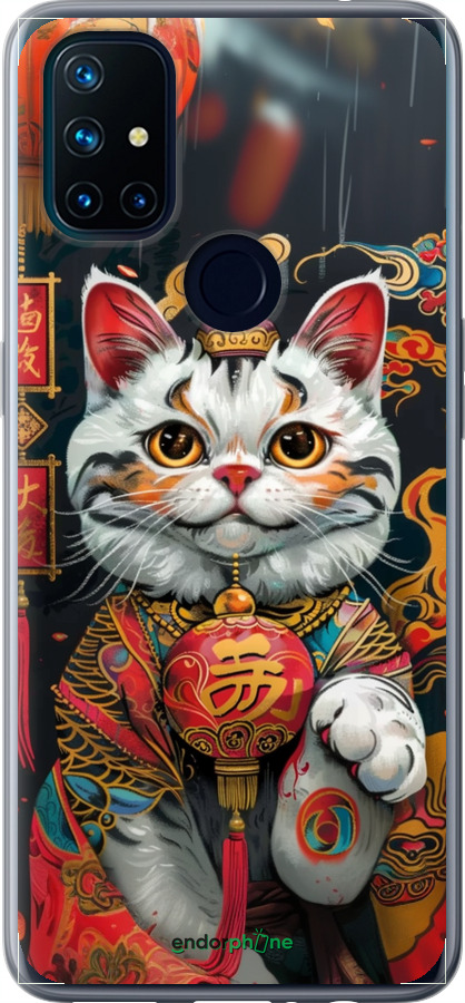 Силіконовий чехол China Cat v2 для OnePlus Nord N10 5G - 6135u-3655 изображение 