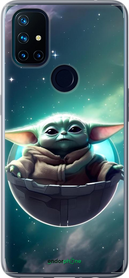 Силіконовий чехол Малышь йода для OnePlus Nord N10 5G - 6294u-3655 изображение 