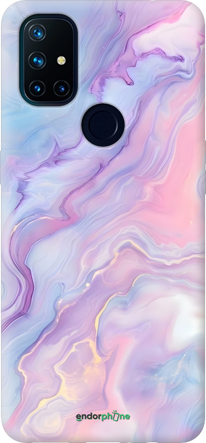 Силіконовий чехол Нежный мрамор для OnePlus Nord N10 5G - 6310u-3655 изображение 