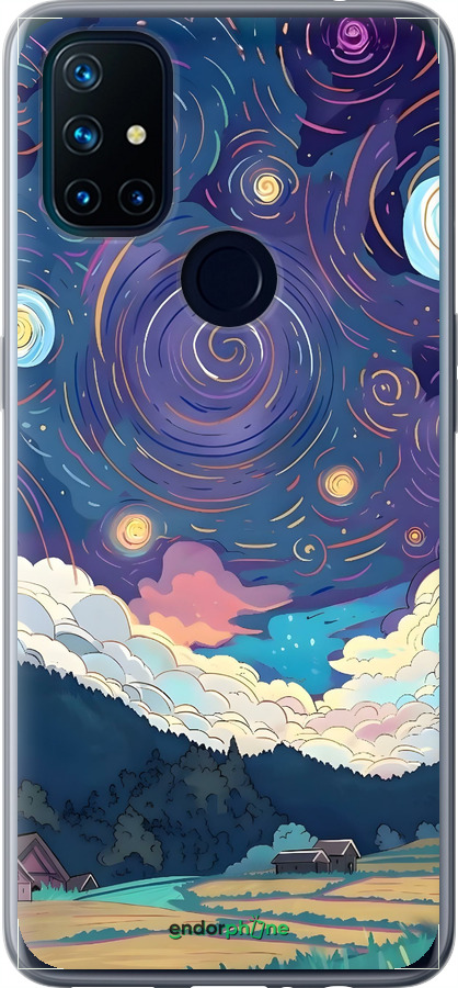 Силиконовый чехол Креативный арт для OnePlus Nord N10 5G - 6322u-3655 изображение 