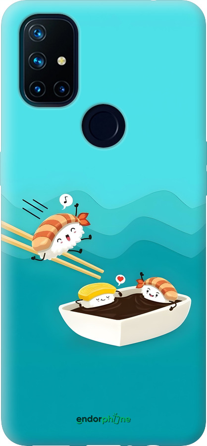 Силиконовый чехол Суши для OnePlus Nord N10 5G - 6354u-3655 изображение 