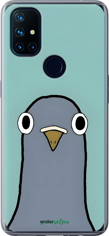 Силиконовый чехол Голубь для OnePlus Nord N10 5G - 6388u-3655 изображение 