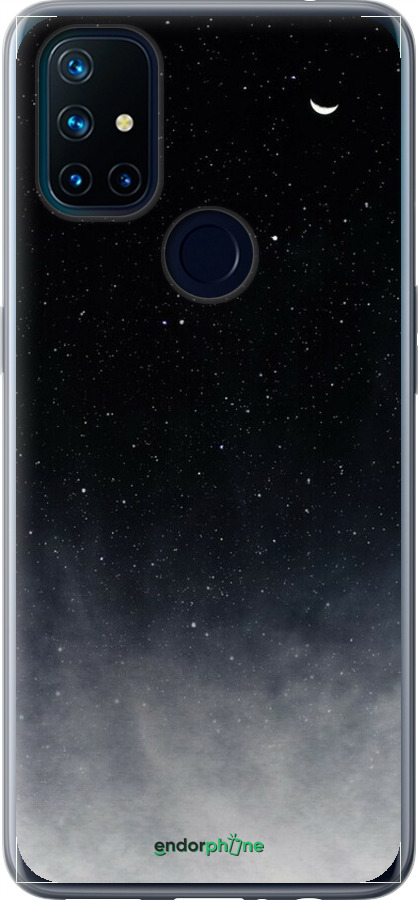 Силиконовый чехол Сині хмари, Синій місяць для OnePlus Nord N10 5G - 6396u-3655 изображение 