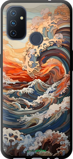 TPU чехол Арт волны для OnePlus Nord N100 - 6324b-2130 изображение 