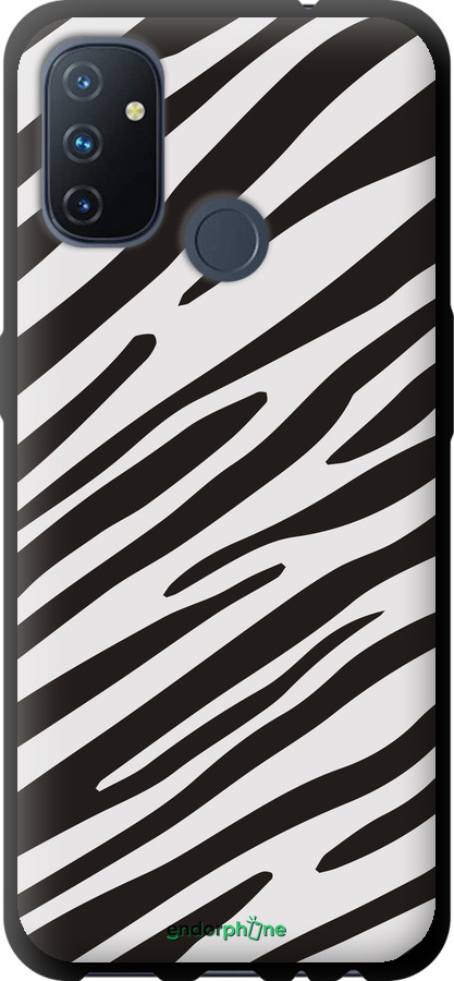 TPU zwart чехол Klassieke zebra для OnePlus Nord N100 - 4874b-2130 изображение 