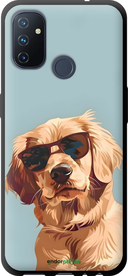 TPU чехол Пес в очках для OnePlus Nord N100 - 6381b-2130 изображение 