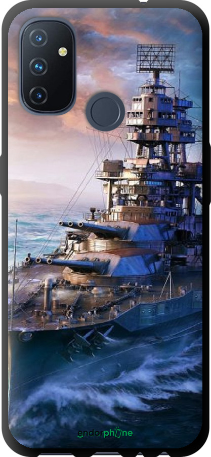 TPU чехол Военный корабль, world of tanks, wargaming для OnePlus Nord N100 - 6461b-2130 изображение 