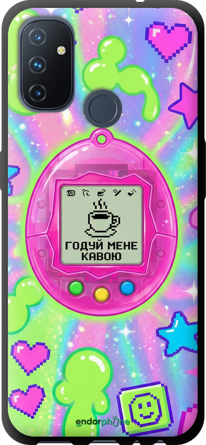 TPU чехол Y2K Aesthetic Retro Pet: Годуй мене кавою для OnePlus Nord N100 - 6784b-2130 изображение 