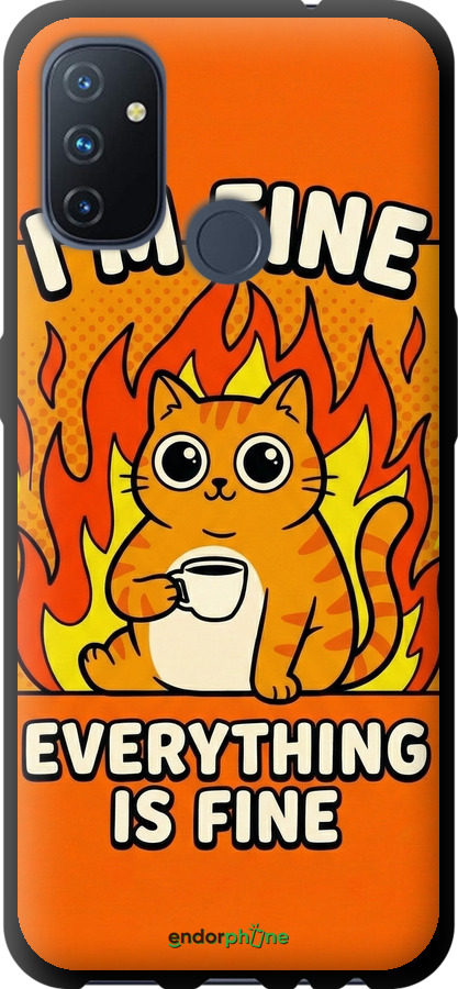 TPU чехол Funny Cat для OnePlus Nord N100 - 6786b-2130 изображение 
