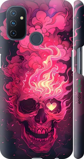 3D пластиковый матовый чехол Череп арт для OnePlus Nord N100 - 6385m-2130 изображение 