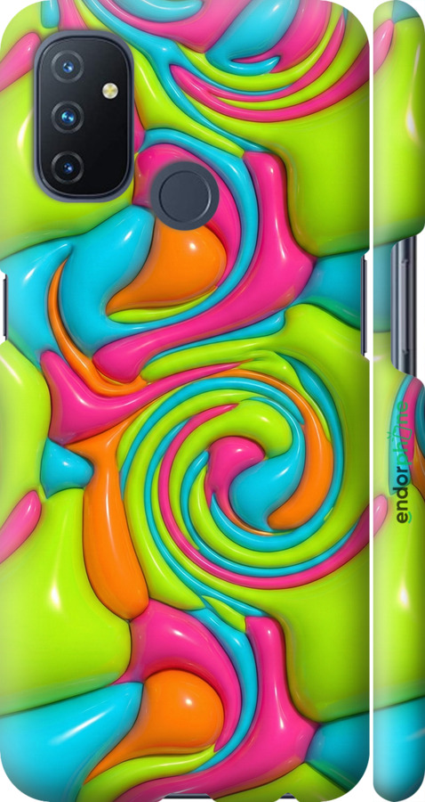 3D пластиковый матовый чехол Y2K Jelly Dream для OnePlus Nord N100 - 6780m-2130 изображение 