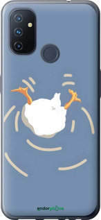 Силіконовий чехол Гусь ныряет для OnePlus Nord N100 - 6275u-2130 изображение 