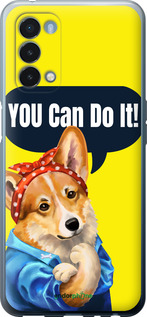 Силіконовий чехол чехол с корги You Can Do It для OnePlus Nord N200 5G - 6184u-2956 изображение 