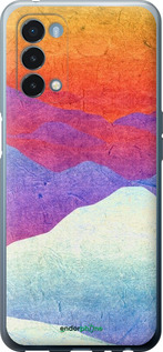 Силиконовый чехол Горный закат для OnePlus Nord N200 5G - 6479u-2956 изображение 