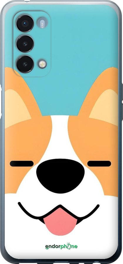 Силіконовий чехол Корги для OnePlus Nord N200 5G - 6280u-2956 изображение 