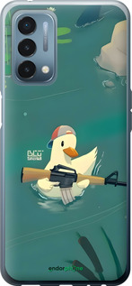 Силіконовий чехол Каченя з автоматом для OnePlus Nord N200 - 6356u-2384 изображение 