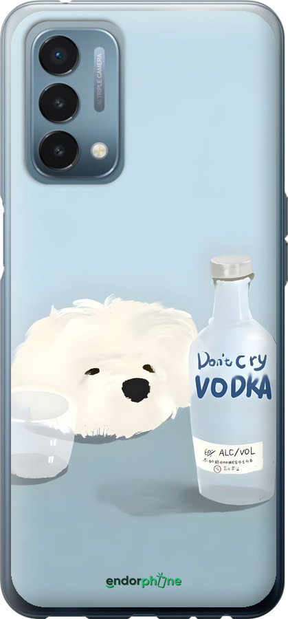 Силіконовий чехол Пес водка для OnePlus Nord N200 - 6368u-2384 изображение 