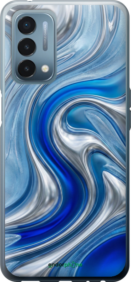 Силиконовый чехол Liquid Chrome для OnePlus Nord N200 - 6781u-2384 изображение 