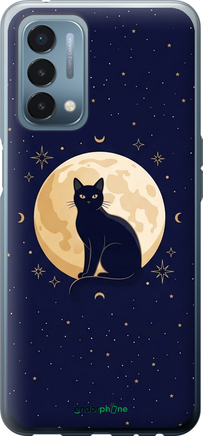 Силиконовый чехол Cute Cat Celestial/Witchy для OnePlus Nord N200 - 6787u-2384 изображение 