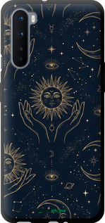 TPU чехол Celestial Harmony: Sun & Moon Gold Mystic Pattern для OnePlus Nord - 6778b-2046 изображение 