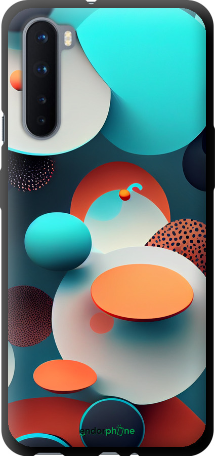 TPU чехол Горошок абстракція для OnePlus Nord - 5608b-2046 изображение 