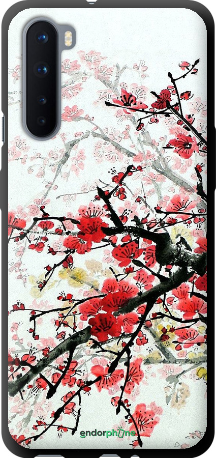 TPU чехол Цветущий куст для OnePlus Nord - 831b-2046 изображение 