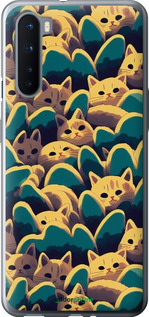 Силіконовий чехол Із зображенням котиків для OnePlus Nord - 6429u-2046 изображение 