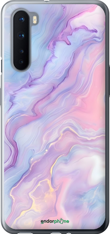 2D пластиковий чехол Нежный мрамор для OnePlus Nord - 6310t-2046 изображение 