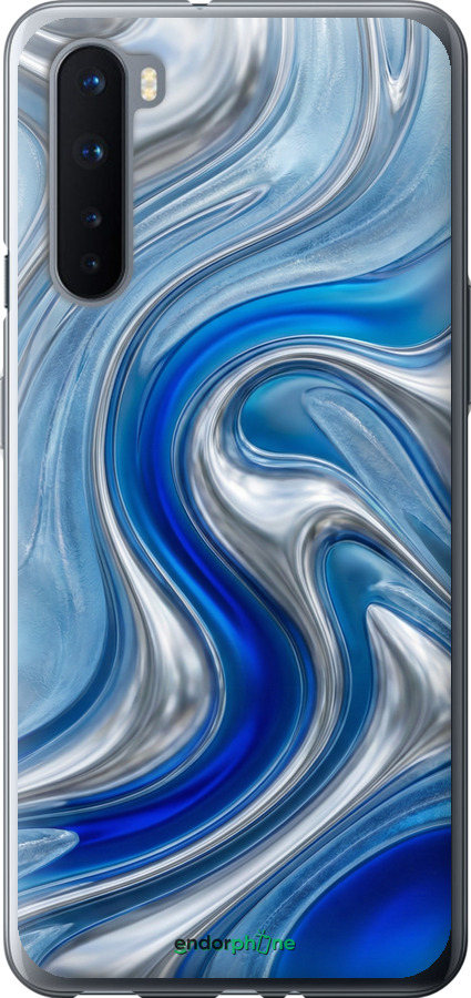 Силіконовий чехол Liquid Chrome для OnePlus Nord - 6781u-2046 изображение 