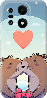Силіконовий чехол Капібара кохання для OnePlus OnePlus 15 - 6027u-4186 изображение 