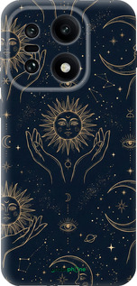 Силиконовый чехол Celestial Harmony: Sun & Moon Gold Mystic Pattern для OnePlus OnePlus 15 - 6778u-4186 изображение 