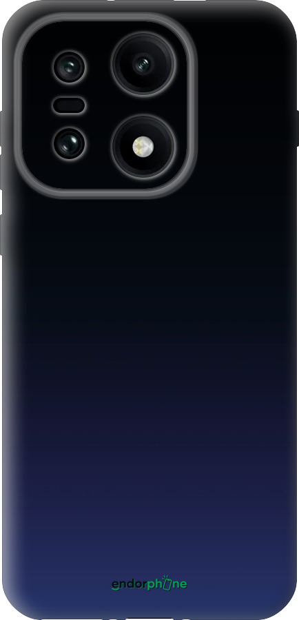 Силиконовый чехол Градиент в тёмно - синем стиле для OnePlus OnePlus 15 - 6542u-4186 изображение 