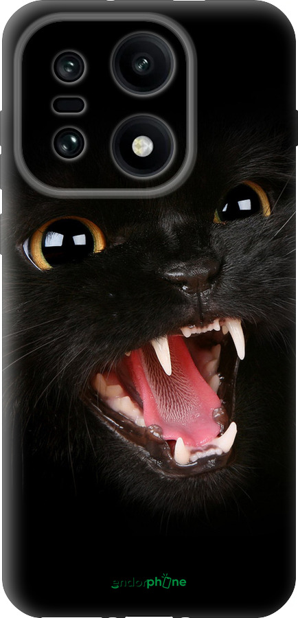 Силиконовый чехол Чёрная кошка для OnePlus OnePlus 15 - 932u-4186 изображение 
