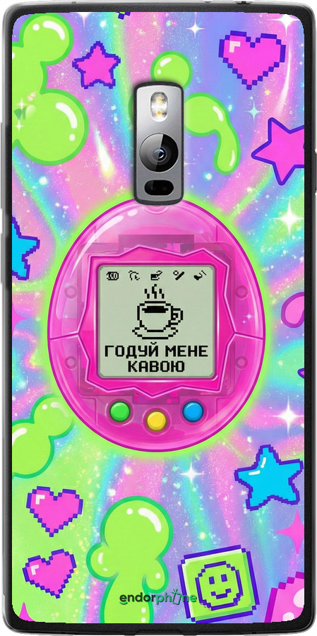 Силиконовый чехол Y2K Aesthetic Retro Pet: Годуй мене кавою для OnePlus 2 - 6784u-386 изображение 