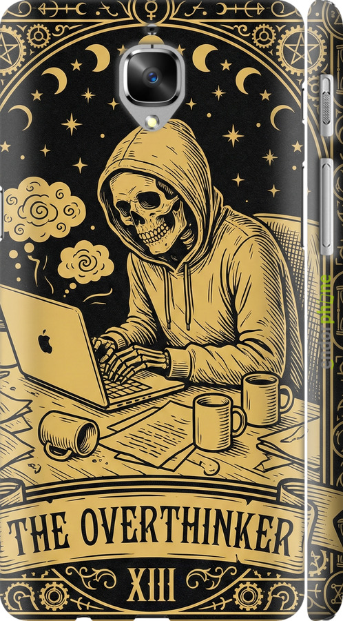 3D пластиковый матовый чехол The Overthinker для OnePlus 3 - 6774m-334 изображение 