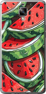 2D пластиковый чехол Арбуз для OnePlus 3 - 6315t-334 изображение 