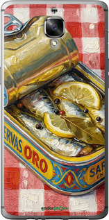 Силиконовый чехол Vintage Sardine Tin Phone для OnePlus 3T - 6772u-1617 изображение 