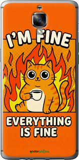 2D пластиковый чехол 'Funny Cat' для OnePlus 3T изображение 15