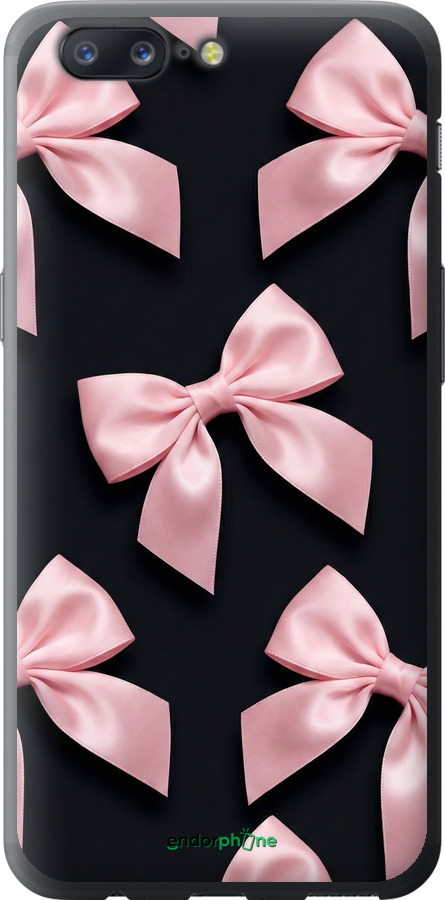 Силиконовый чехол Coquette Ribbons Dark Coquette для OnePlus 5 - 6767u-969 изображение 